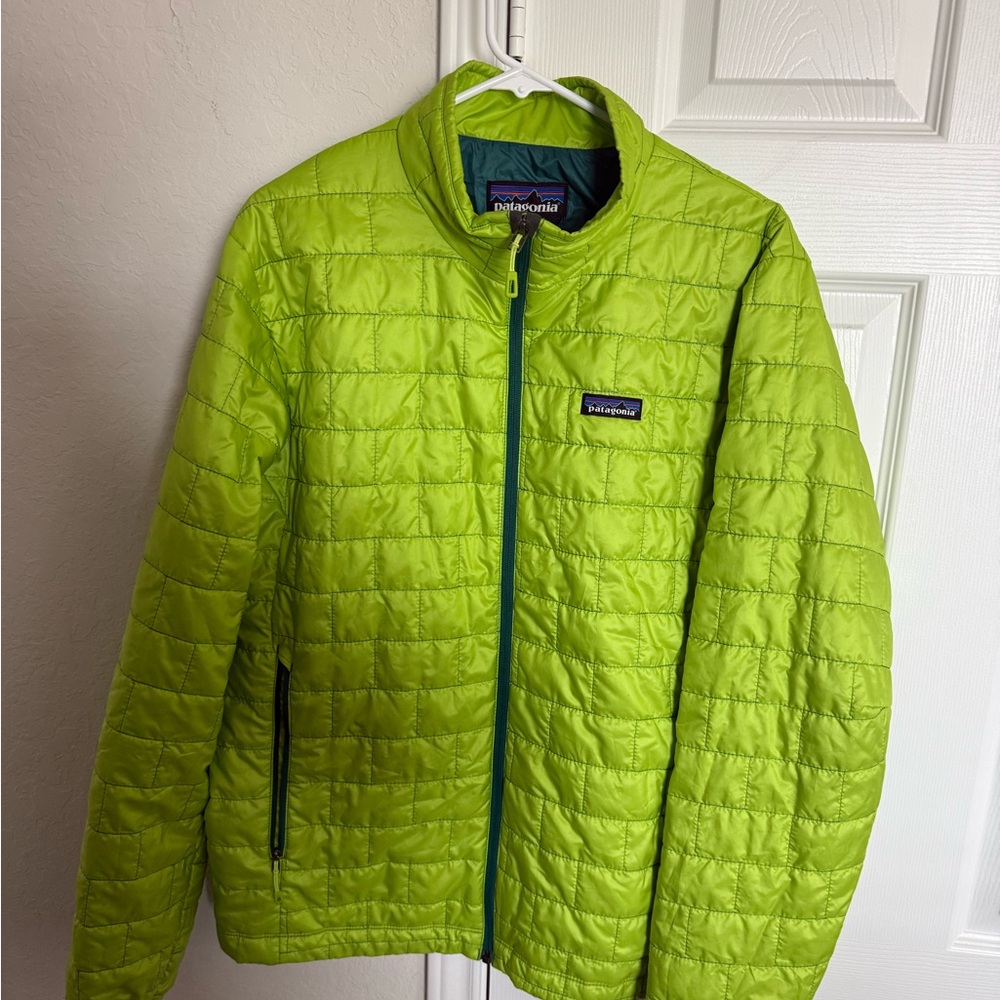 Patagonia Men's Vibrant Green Puffer Jacket